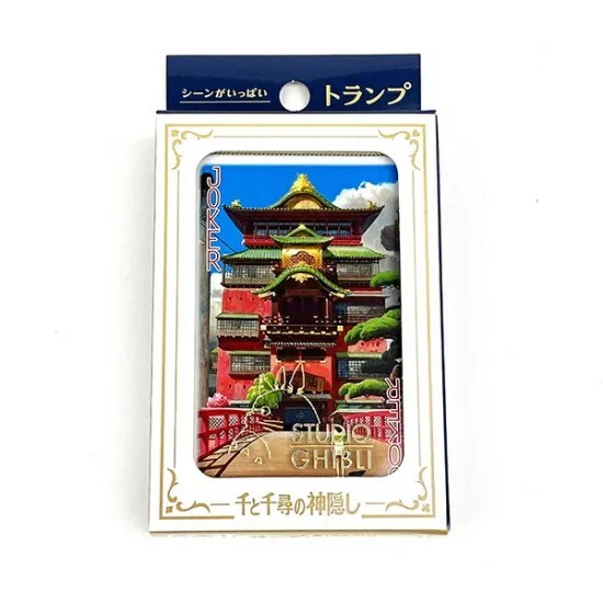 Studio Ghibli Spirited Away Scenes Poker