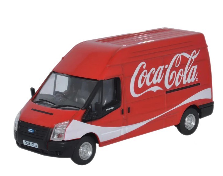 Oxford 76FT014CC 1:76 2006年式福特全順長軸高頂可口可樂塗裝