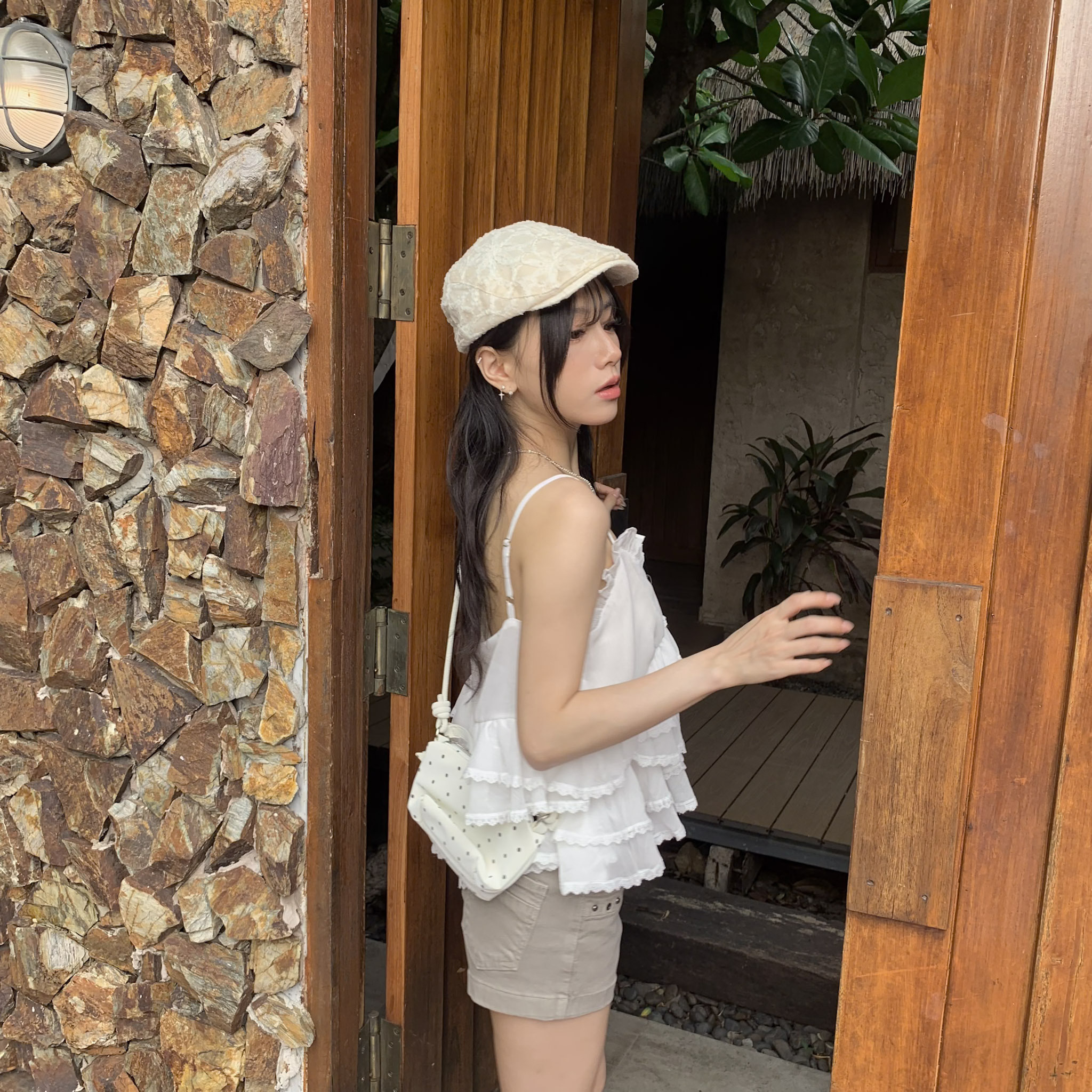 ISA_小小的主角 無法拒絕的波點斜背小包_65064