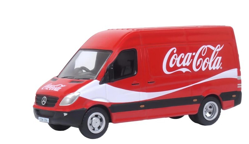 Oxford 76MSV007CC 1:76 可口可樂賓士Sprinter