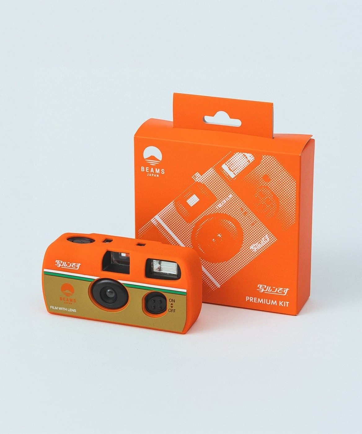 BEAMS JAPAN 50週年 X FUJIFLIM 限定聯名 底片相機專用矽膠套組