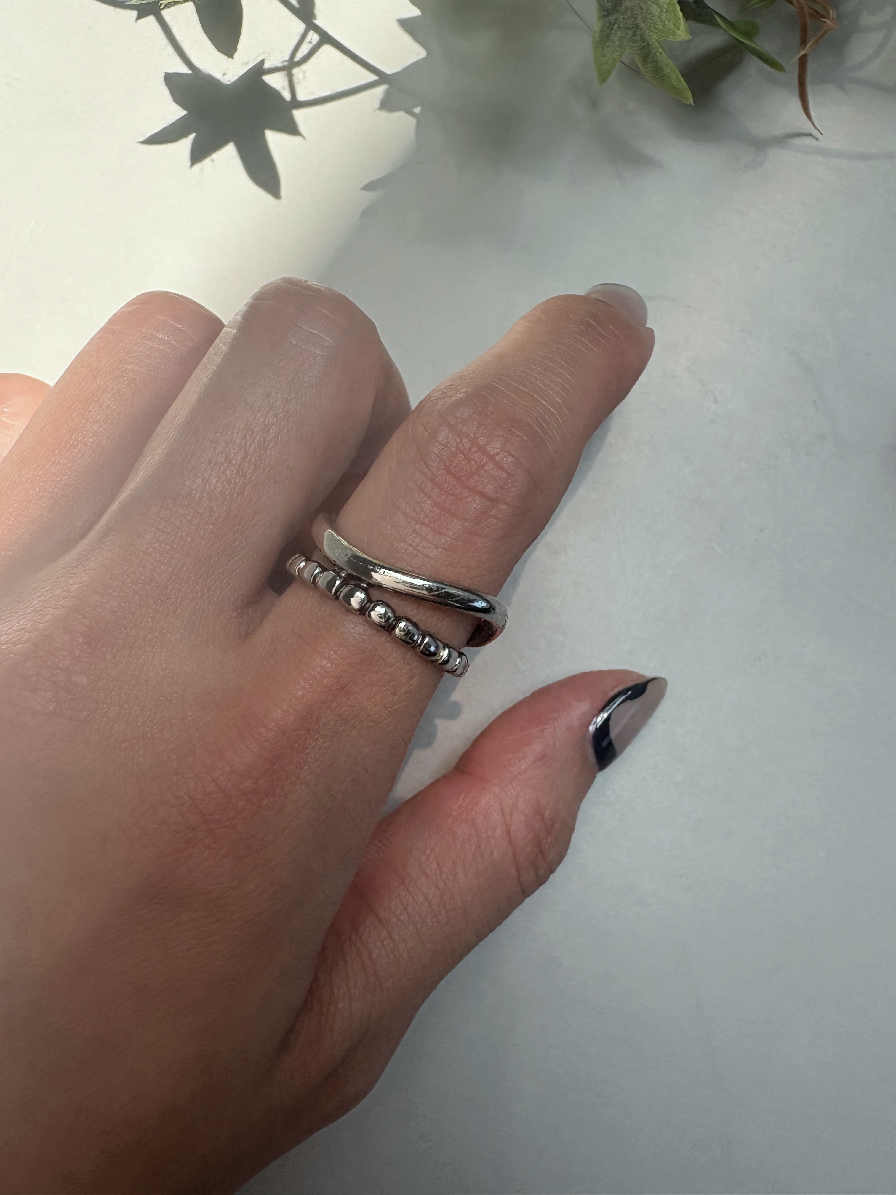 dot x line open ring