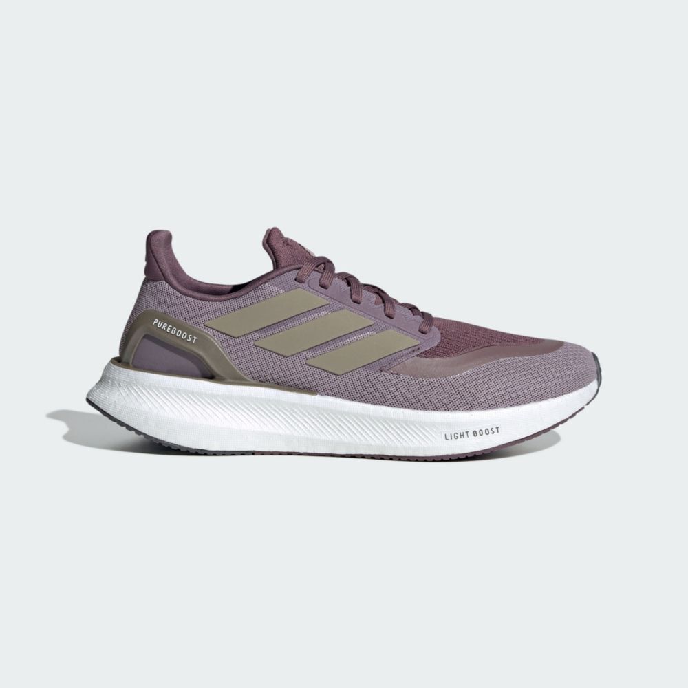ADIDAS 慢跑鞋 PUREBOOST 5 紫灰色 運動鞋 女 IF9200