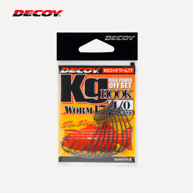 DECOY WORM17 Kg Hook 曲柄鉤