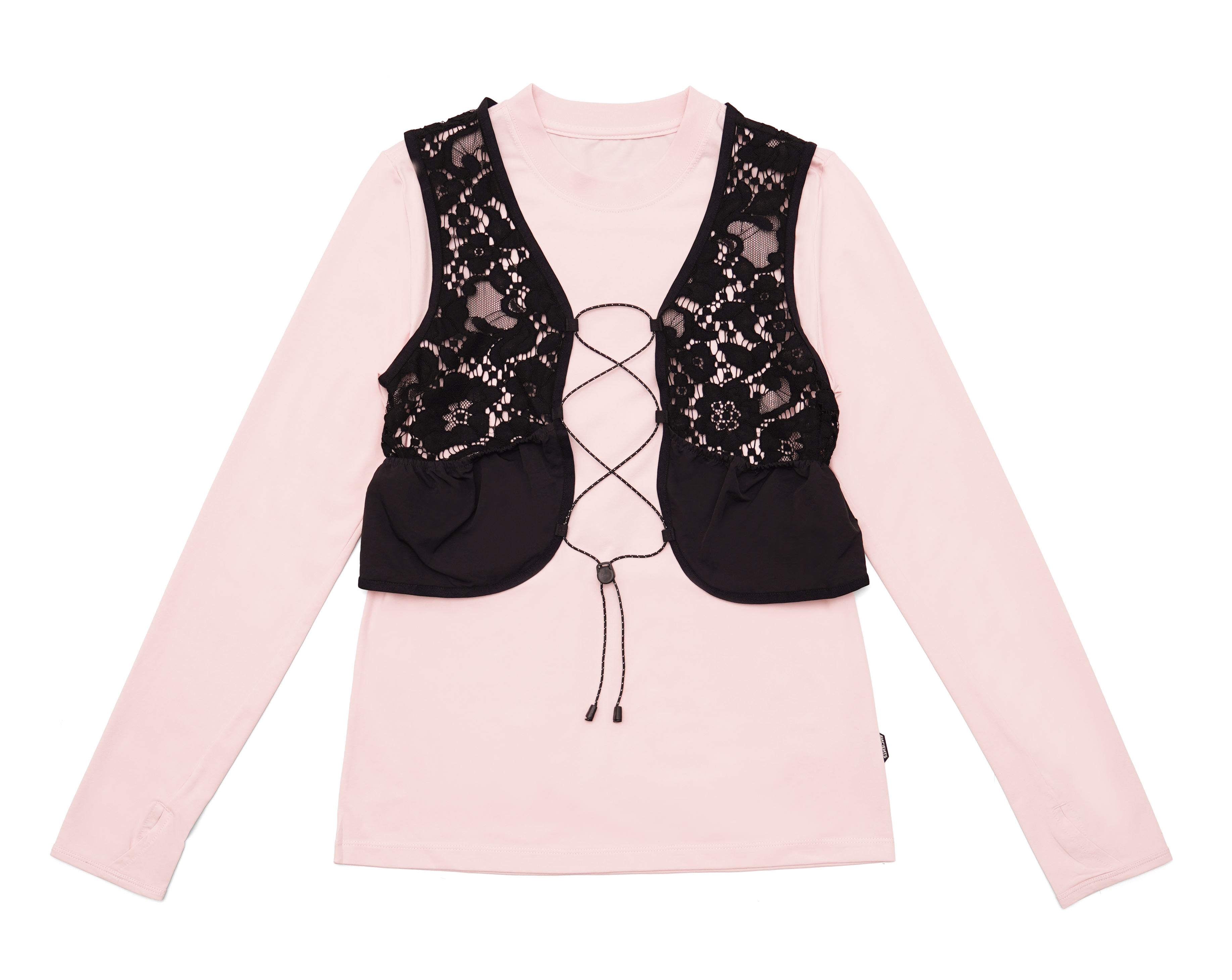 ANCIENTS L/S TOP &LACE VEST (SET) ASS26UGVE01 PK