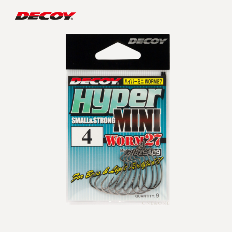 DECOY WORM27 Hyper Mini 曲柄鉤