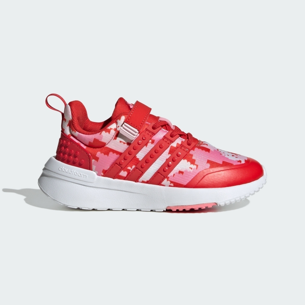 ADIDAS 童鞋 LEGO RACER TR21 紅粉 黏帶 運動鞋 IG0568