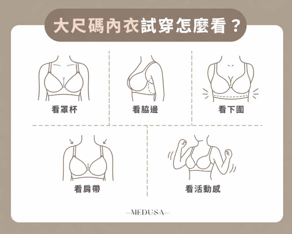 大尺碼內衣試穿怎麼看