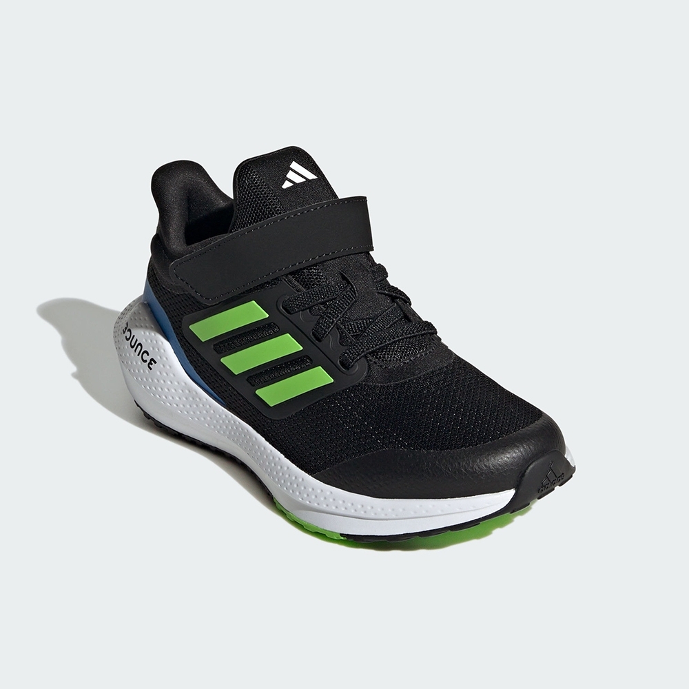 ADIDAS 童鞋 ULTRABOUNCE EL K 黑綠色 魔鬼氈 運動鞋 中童 IG5396