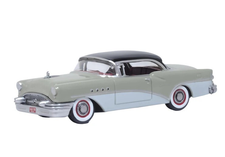 OXford 87BC55007 1:87 1955年別克世紀（Buick Century）卡爾斯巴德黑/溫莎灰/多佛白