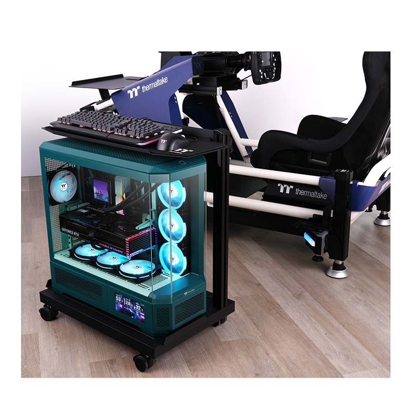 Thermaltake 曜越 模擬駕駛 獨立移動式電腦支架/GRA-TTG-PSLXBB-01