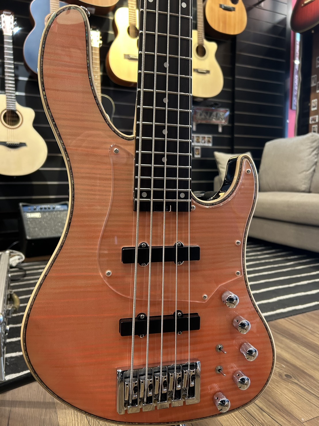 GU Guitars MB Seraphim 熾天使 JJ521 電 貝斯 Bass 櫻川色 烤楓木琴頸 不鏽鋼Fret