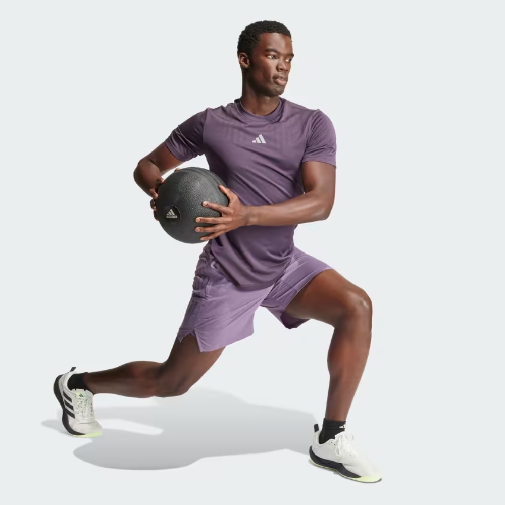 ADIDAS 短T HIIT AIRCHI TEE 紫色 運動 訓練 短袖 男 IL7131