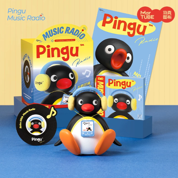 KTQ STORE ‧ Pingu 攜帶型小音響 造型迷你音響