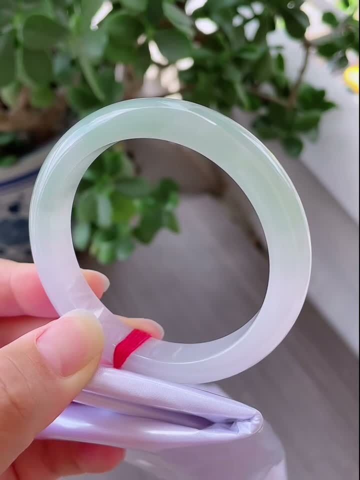 冰油正圈翡翠手鐲,天然翡翠A玉, 緬甸玉, Jade, Jadeite