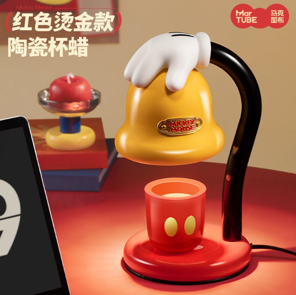 KTQ STORE 米奇造型融燭燈 香氛 造型檯燈 床頭燈