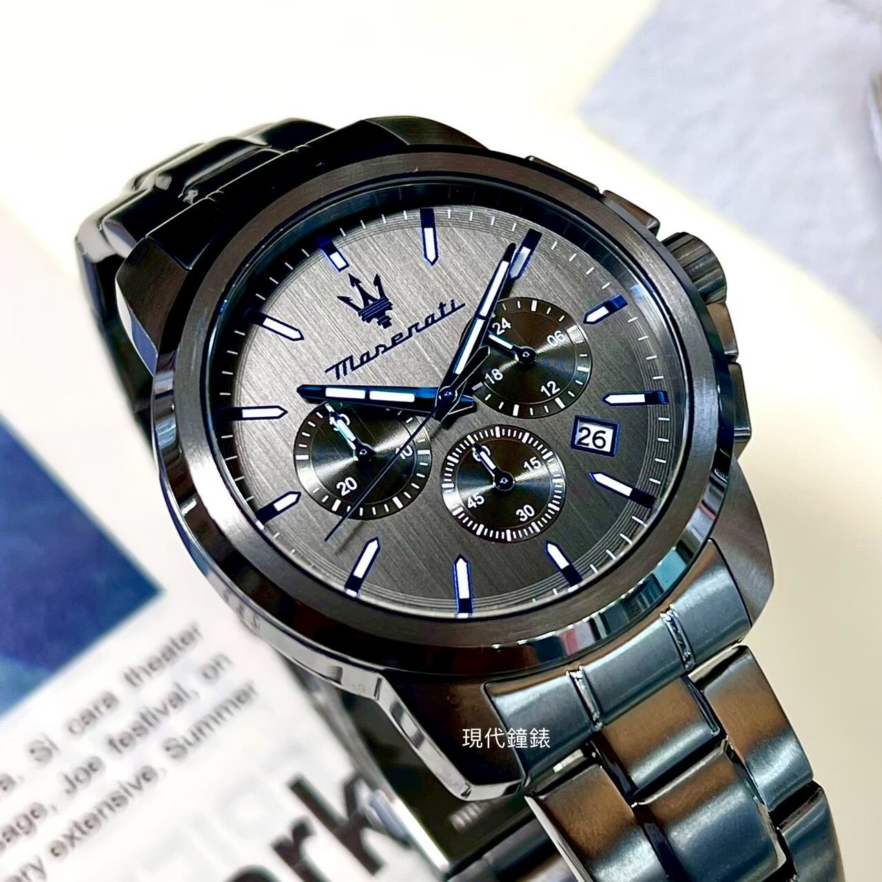 【Maserati 瑪莎拉蒂】Successo Dark Edition  R8873654004 42mm 現代鐘錶