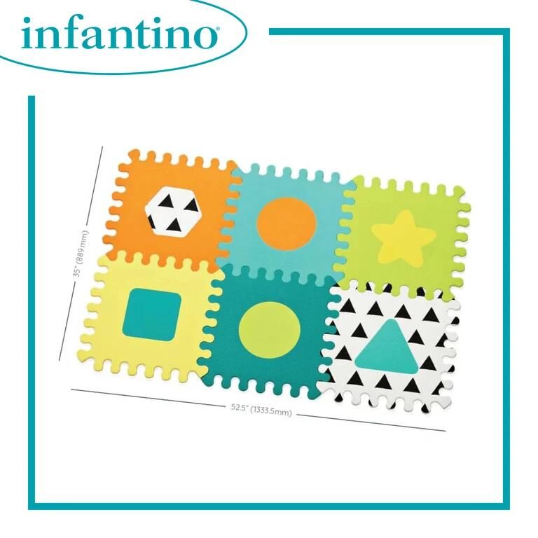 INFANTINO 拼圖遊戲軟墊 (1套6件)