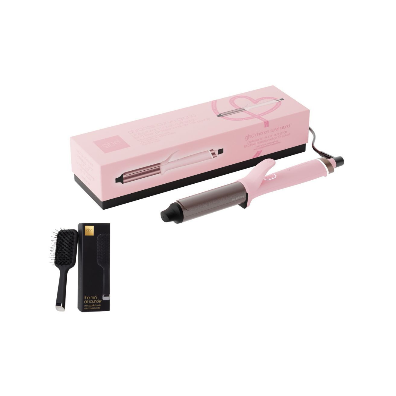 GHD curve grand tong 柔霧粉紅限量版高清亮澤豐盈捲髮棒套裝