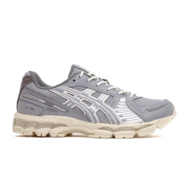 （門市現貨）男女款 ASICS GEL-KAYANO 12.1 'Piedmont Grey' 灰色 灰奶油 亞瑟膠科技 休閒 跑鞋【1203A759-021】