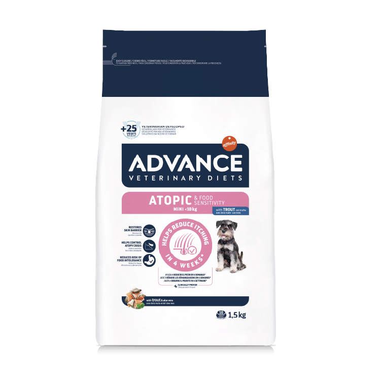 Advance⎜處方狗糧 – 皮膚專用（適合體重1-10kg小型犬種）1.5KG AD-1212