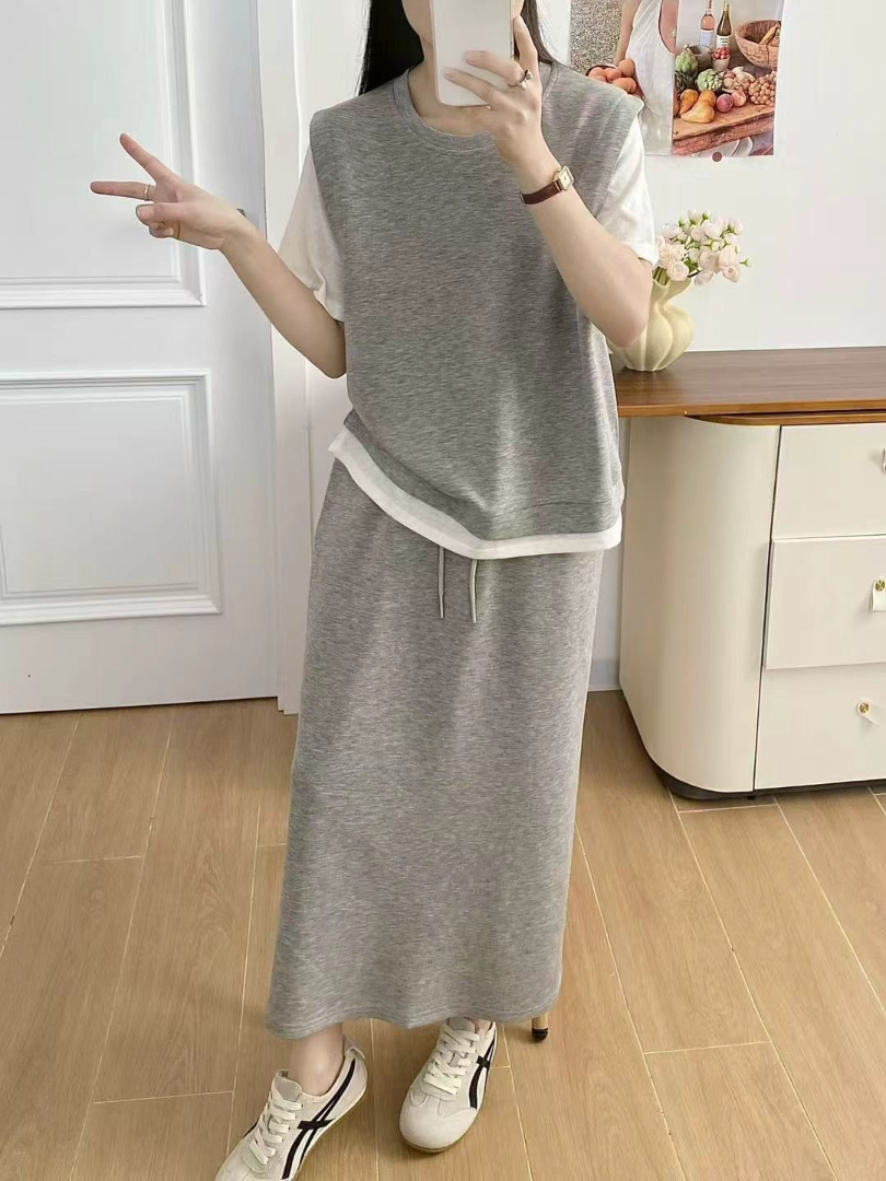 不用思考就很好看的太空棉休閒套裝