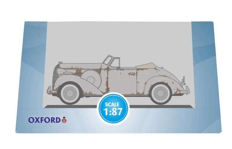 Oxford 87BS36006 1:87 1936年別克Special敞篷車，來自廢車場