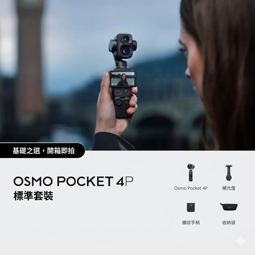 Osmo Pocket 4P 標準套裝