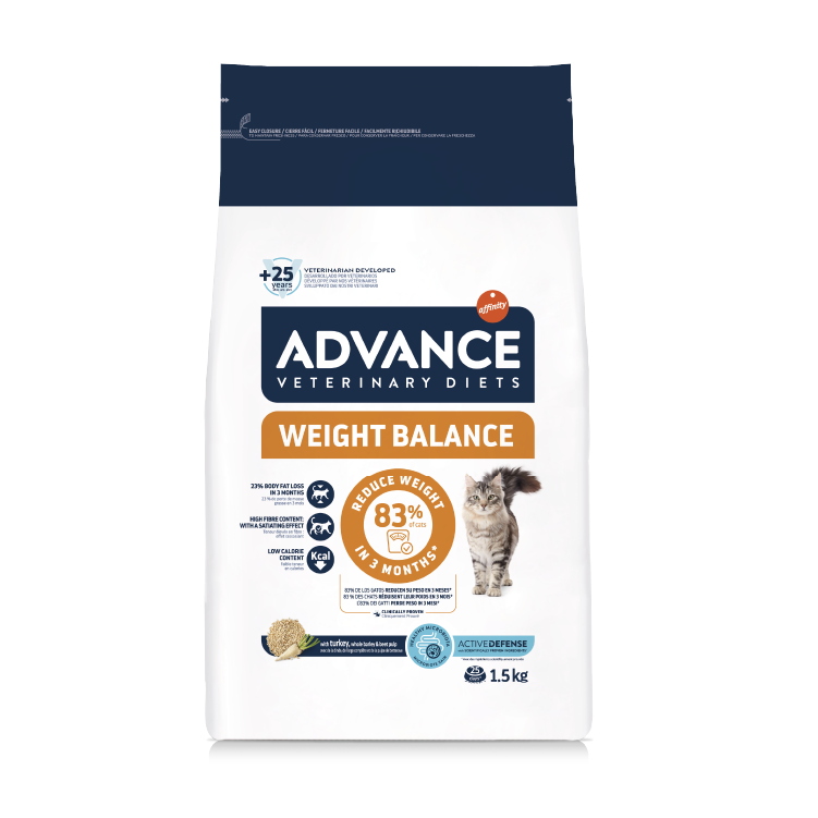 Advance⎜處方貓糧 – 減肥專用 1.5KG AD-9132