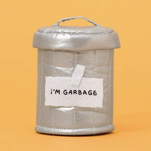 JOGUMAN 垃圾桶造型 TRASH CAN SMALL PLUSH 擺飾 裝飾 辦公室小物 恐龍
