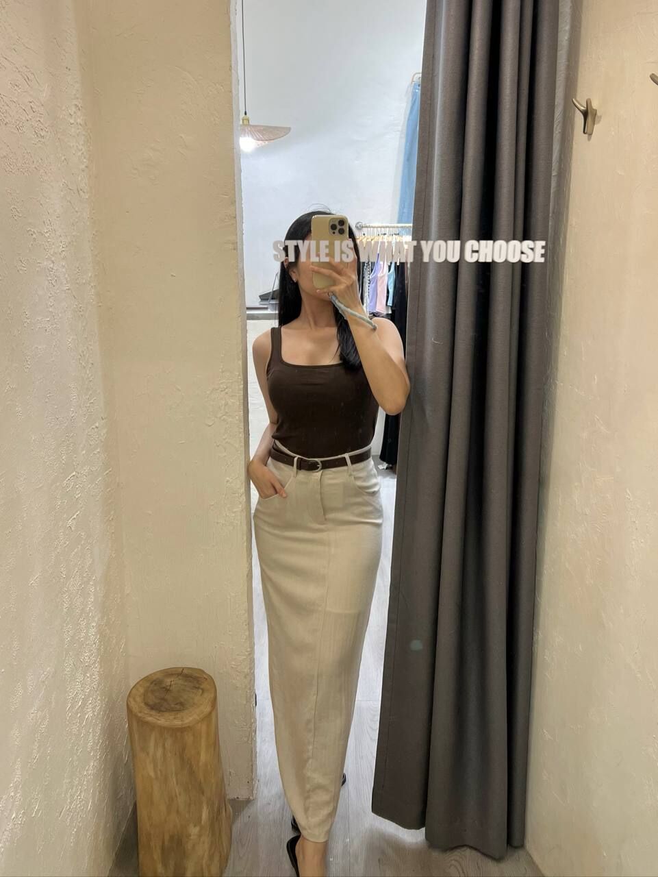 Maxi Skirt with belt