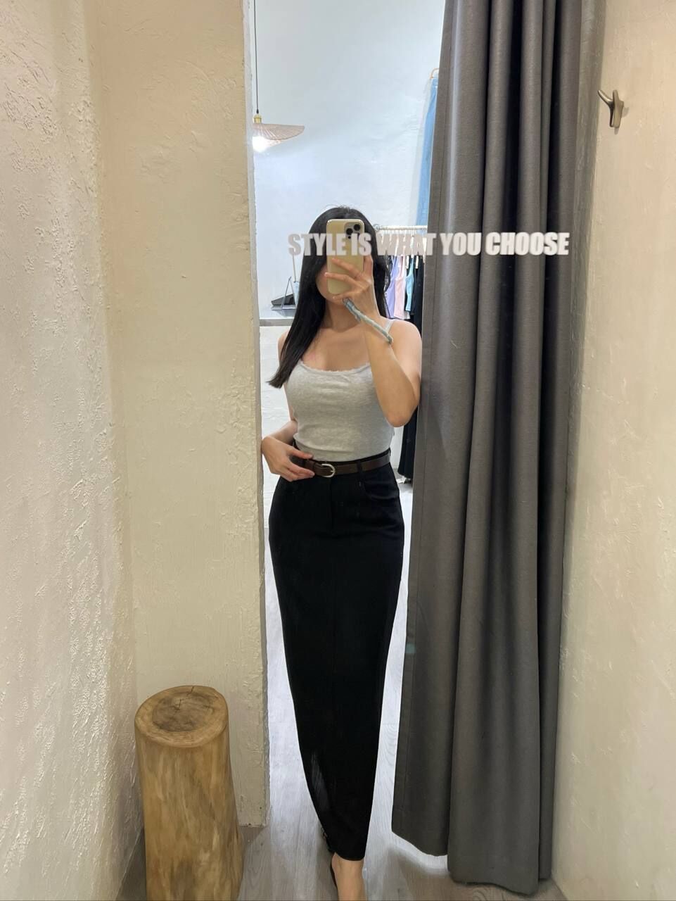 Maxi Skirt with belt