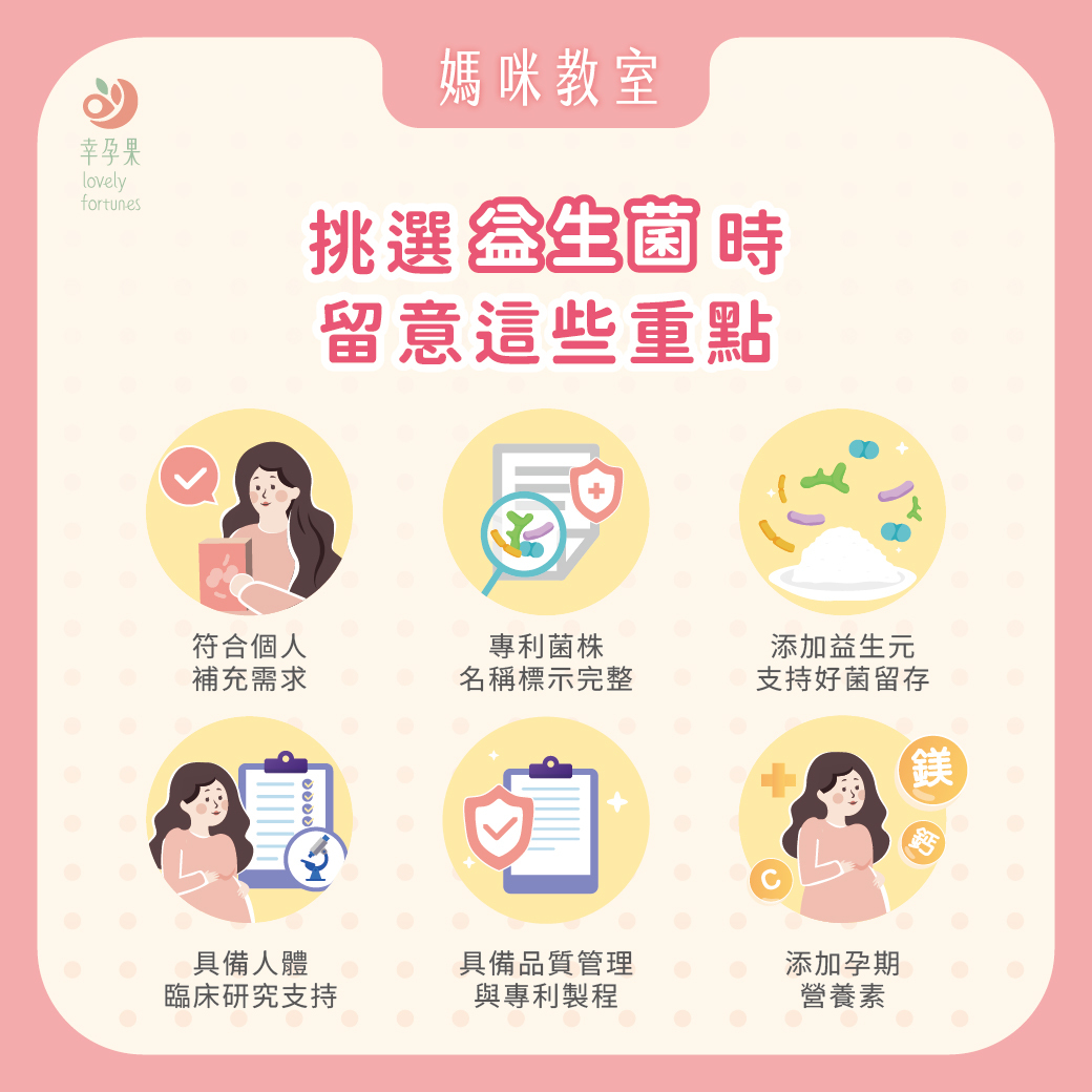 幸孕果媽咪教室 益生菌不只幫助排便，孕哺媽咪還有這些好處！