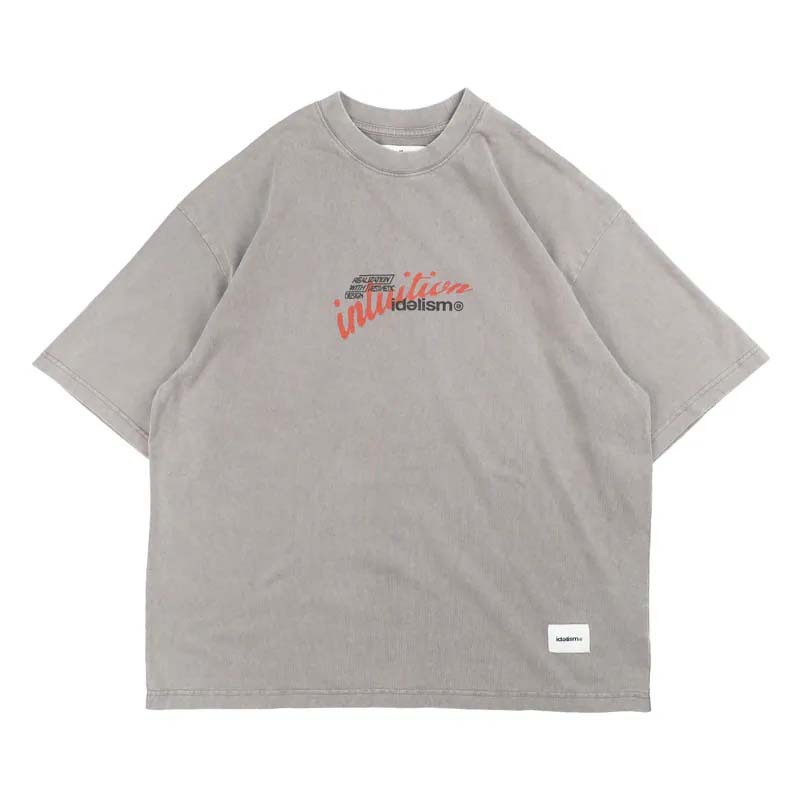 idealism Crow Wash Tee 烏鴉 水洗 短袖 灰色 ID-35 [台灣現貨]