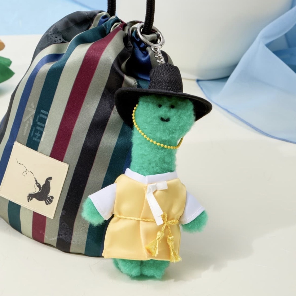 JOGUMAN WOODY 韓服 絨毛吊飾 恐龍 臘腸狗 PLUSH KEYRING SOUVENIR