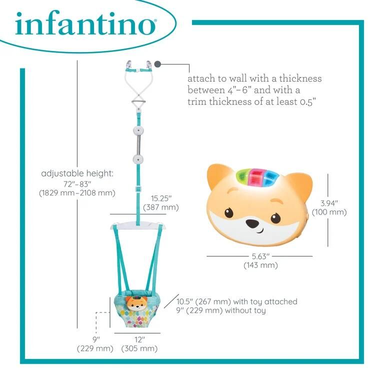 INFANTINO 二合一音樂燈光跳跳椅