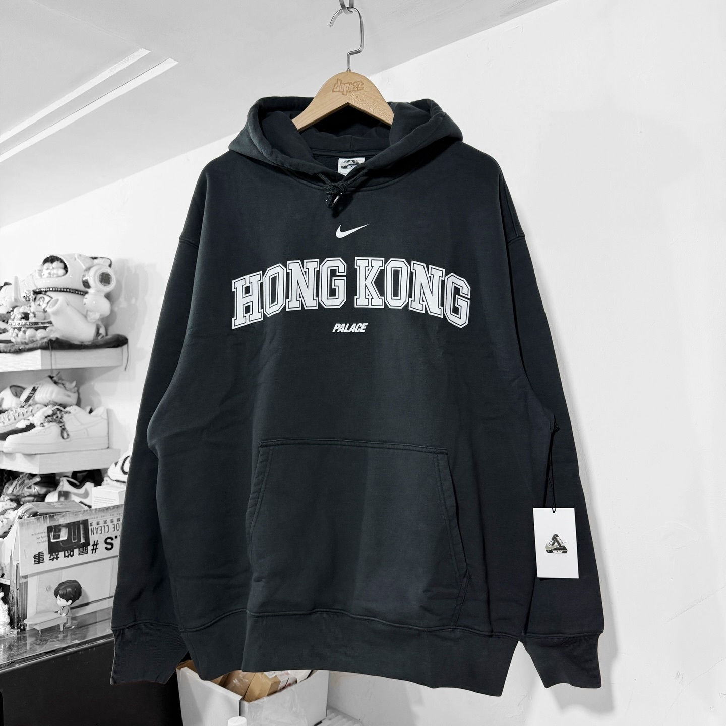 PALACE × Nike SS26 SHOP HOODIE HONG KONG BLACK 香港限定