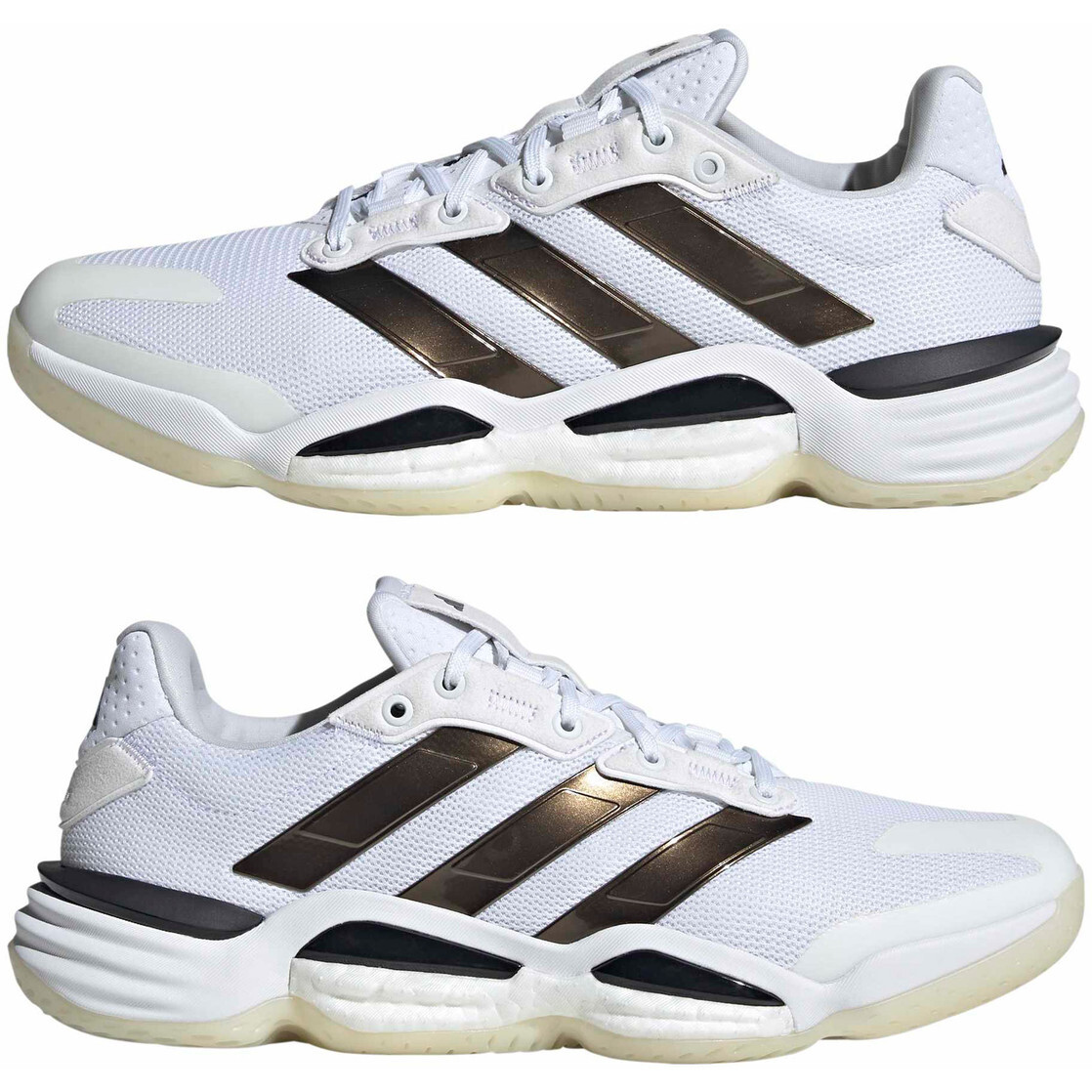 ADIDAS Stabil 16 M 手球/壁球/排球/羽毛球鞋 白金色