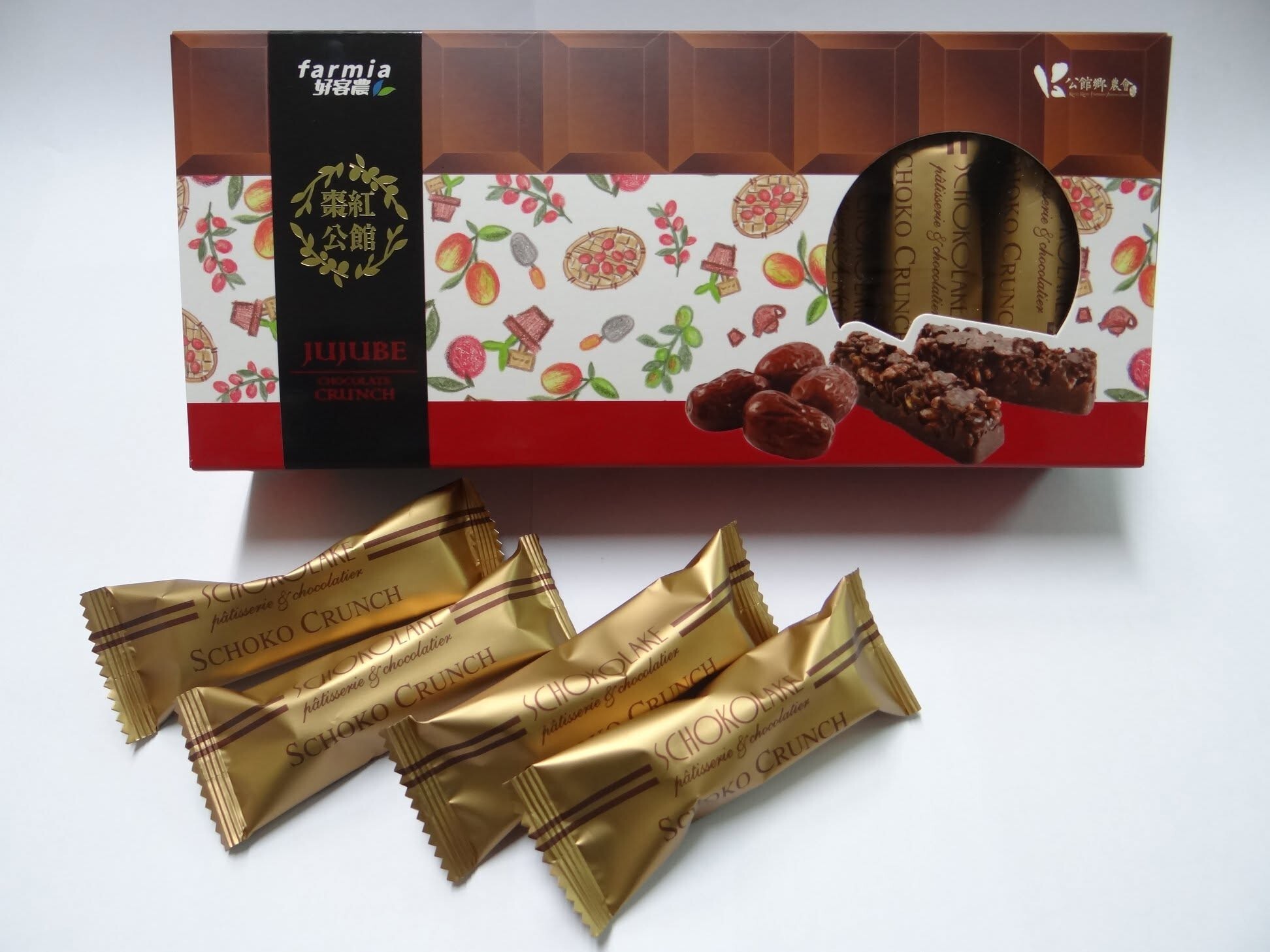 預購【07月06日 (一)到貨】公館鄉農會💮72%紅棗巧克力【90g/盒】