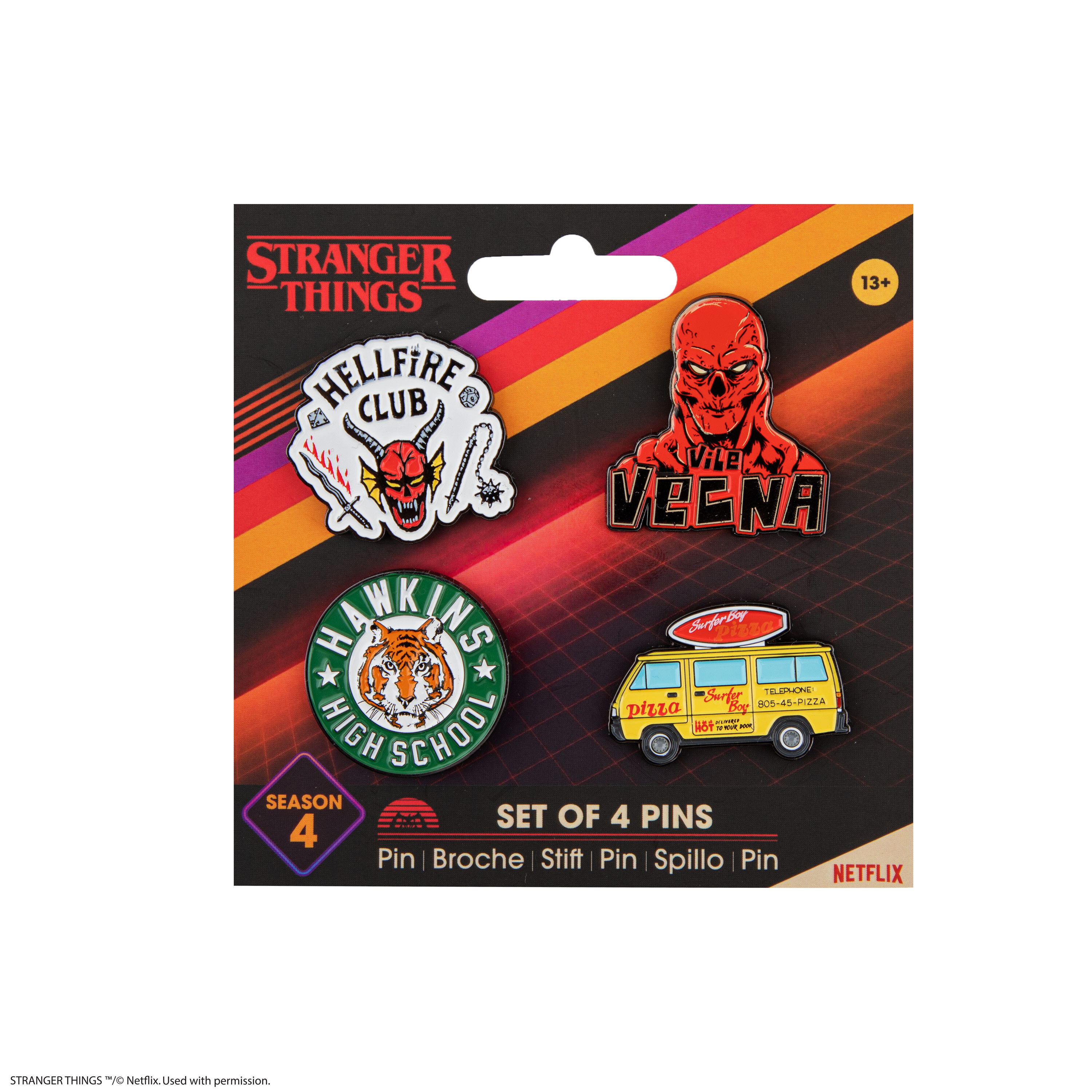 Stranger Things Set of 4 Stranger Things (Season 4)