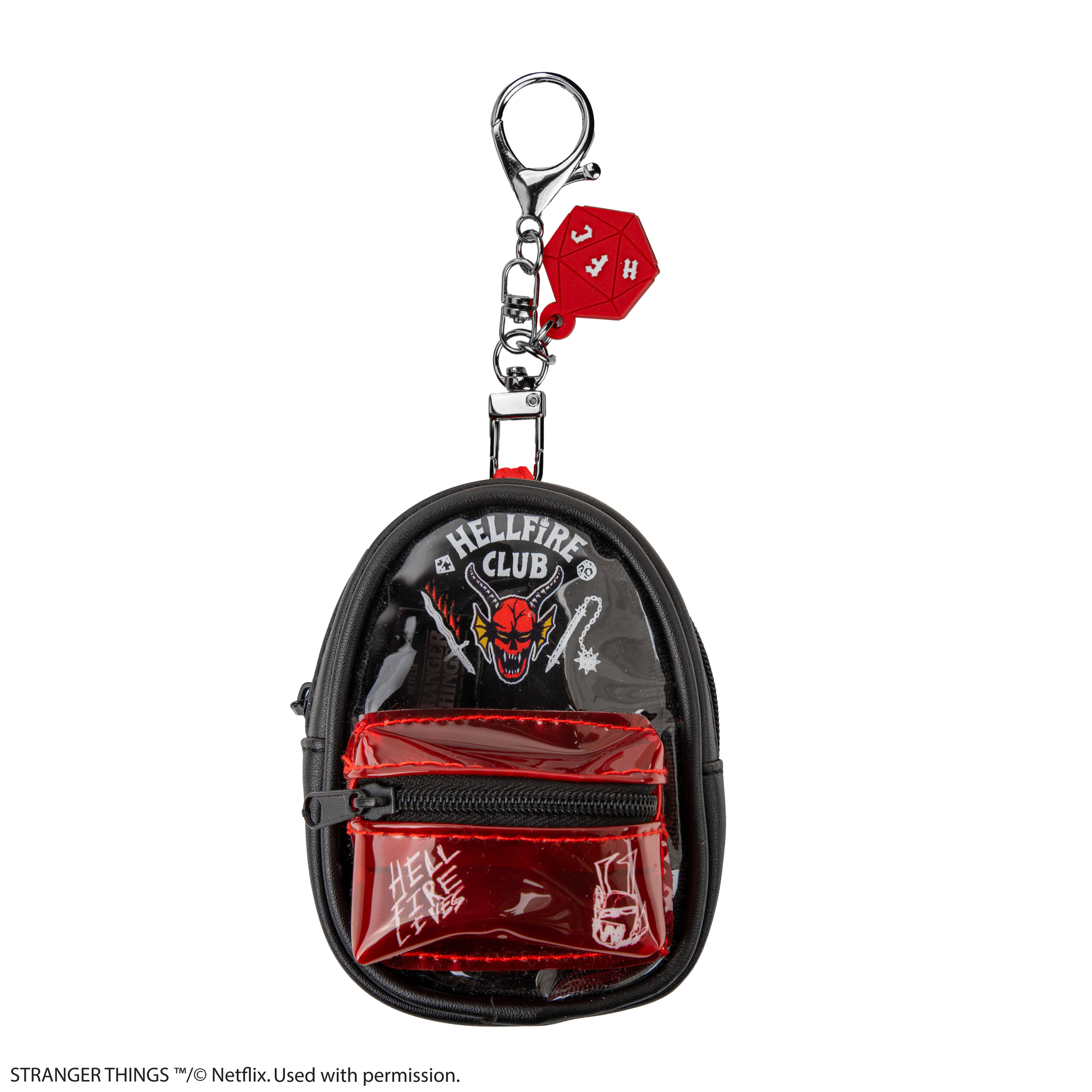 Stranger Things Keychain Pouch (Hellfire Club)