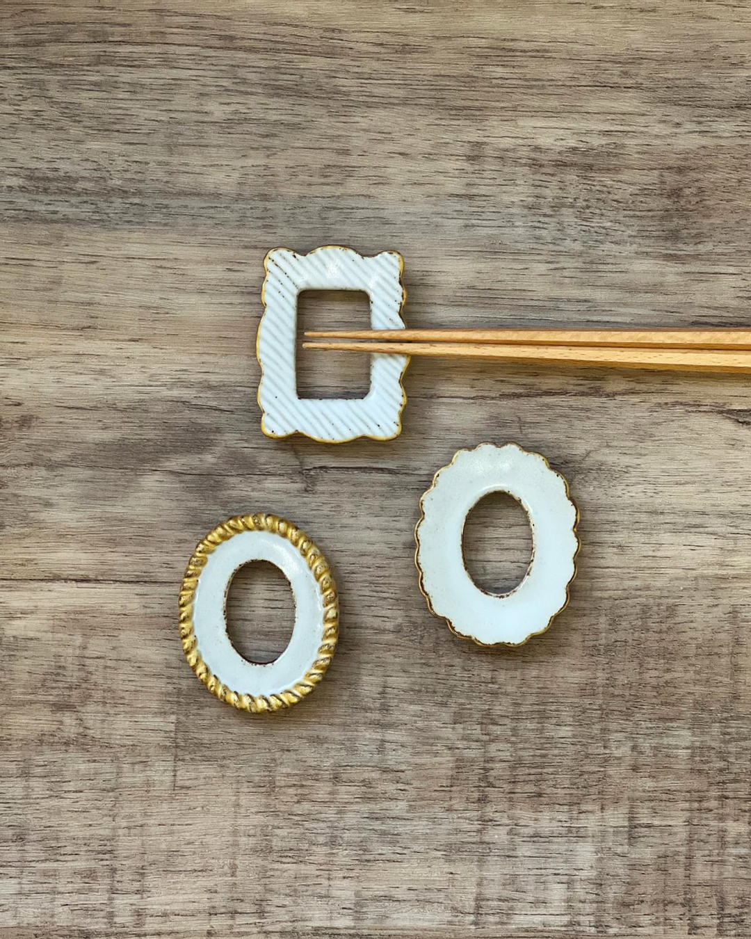 波佐見燒 手工陶器 sen frame 筷架(3款)｜京千