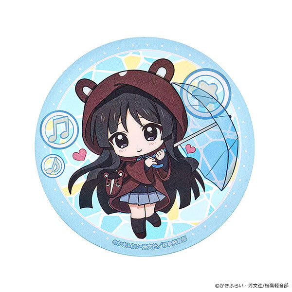 預購26/11 GSC代理版 K-ON！輕音部 綿綿雨系列 壓克力杯墊 秋山澪 0705