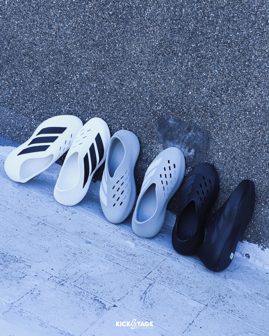 男女鞋 ADIDAS PURECHILL 黑 灰白 白黑 防水 避震 增高 透氣 乾爽 洞洞鞋 涼鞋 拖鞋【KI0067/KI0071/KI0066】