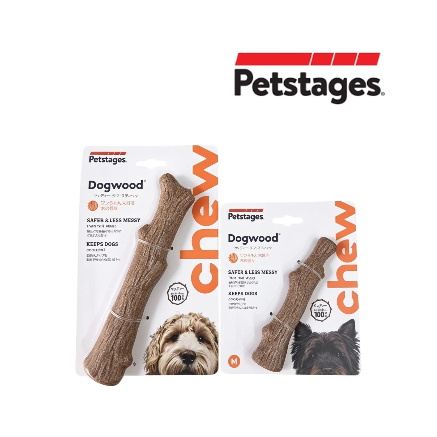 美國Petstages 木感耐咬潔牙棒 (尺寸可選)