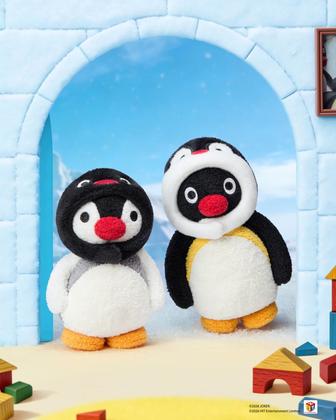 正版授權🐧PINGU 企鵝家族 MINI MEME系列 毛絨盲盒