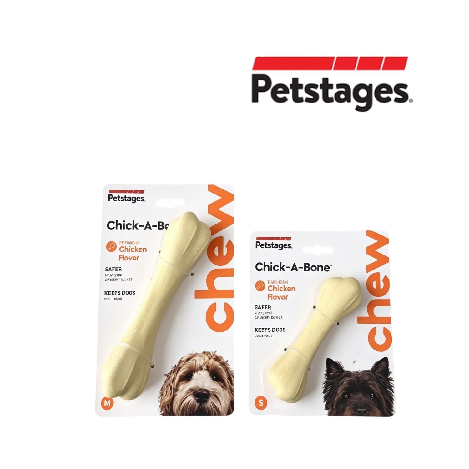 美國Petstages 雞骨風味耐咬玩具 (尺寸可選)