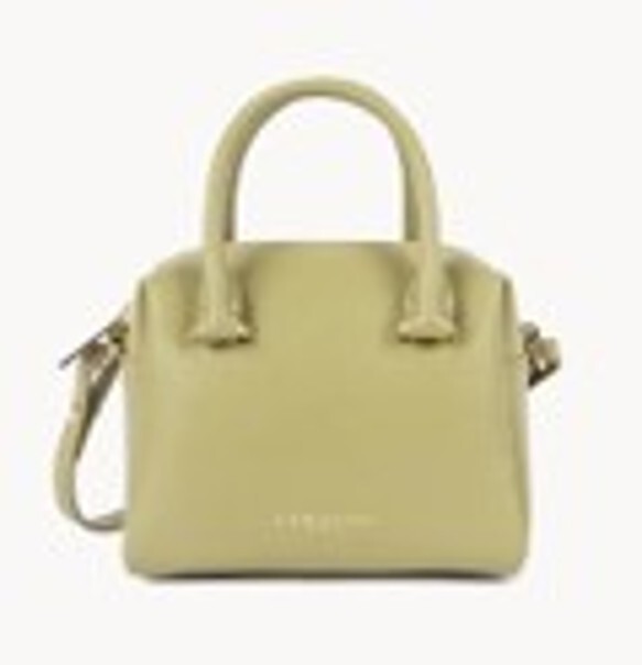 0702LC19-LANCASTER-HANDBAG-Donna Cube 淺卡奇 LIGHT KHAKI／深紅 DARK RED (A19)