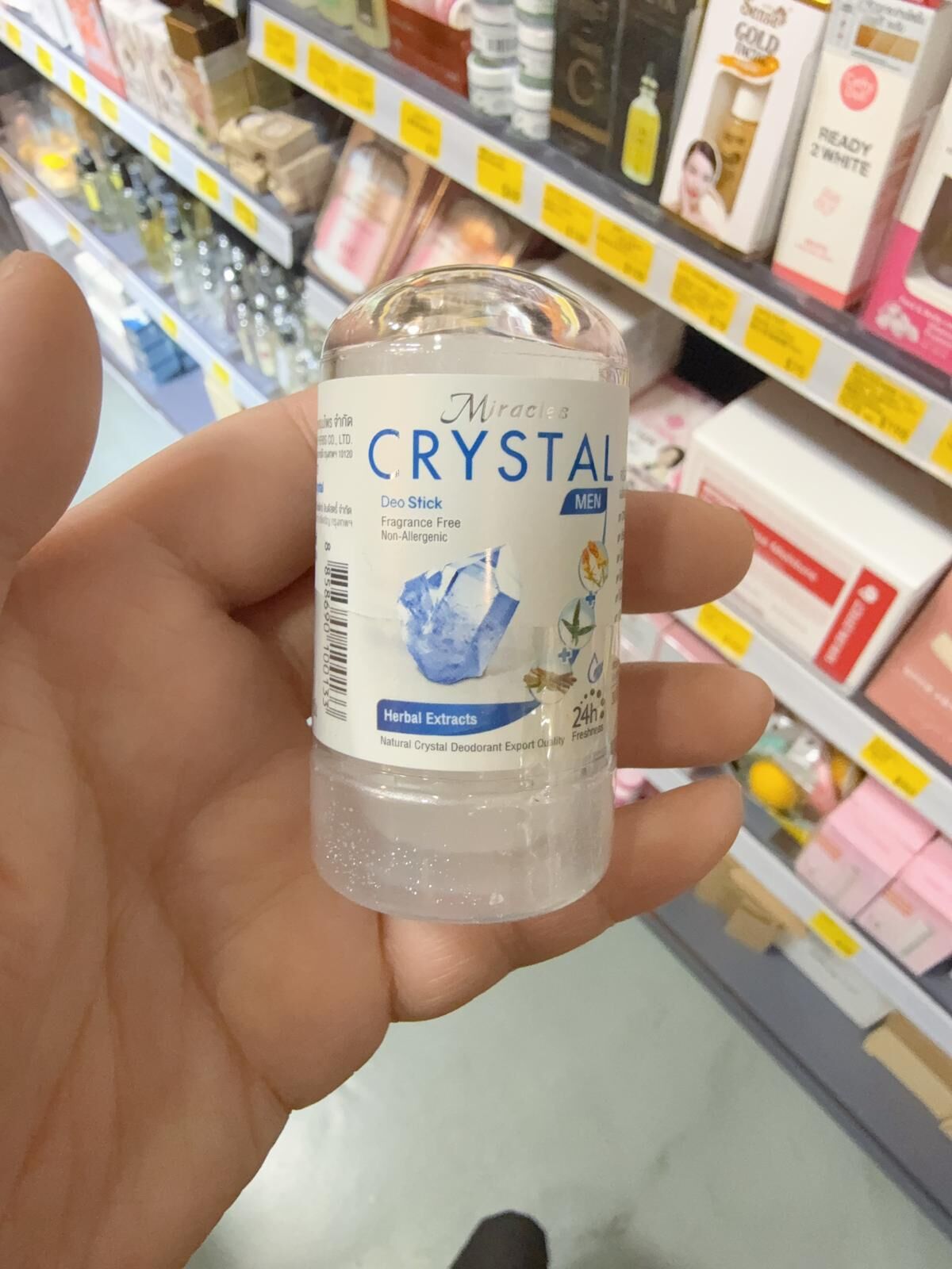 泰國 Miracles 天然草本水晶止汗石 60g
