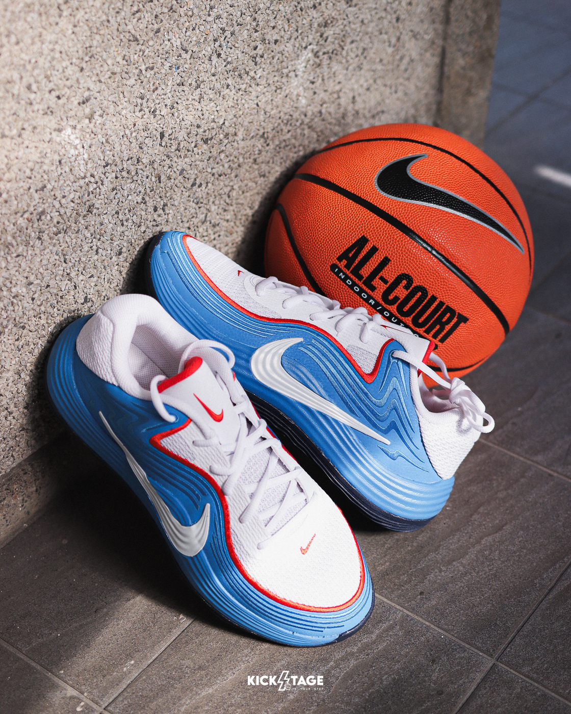 （海外連線代購）男鞋 NIKE PRECISION 8 LOW 白藍 雷霆 精密8 實戰 籃球鞋【IH1104-101】